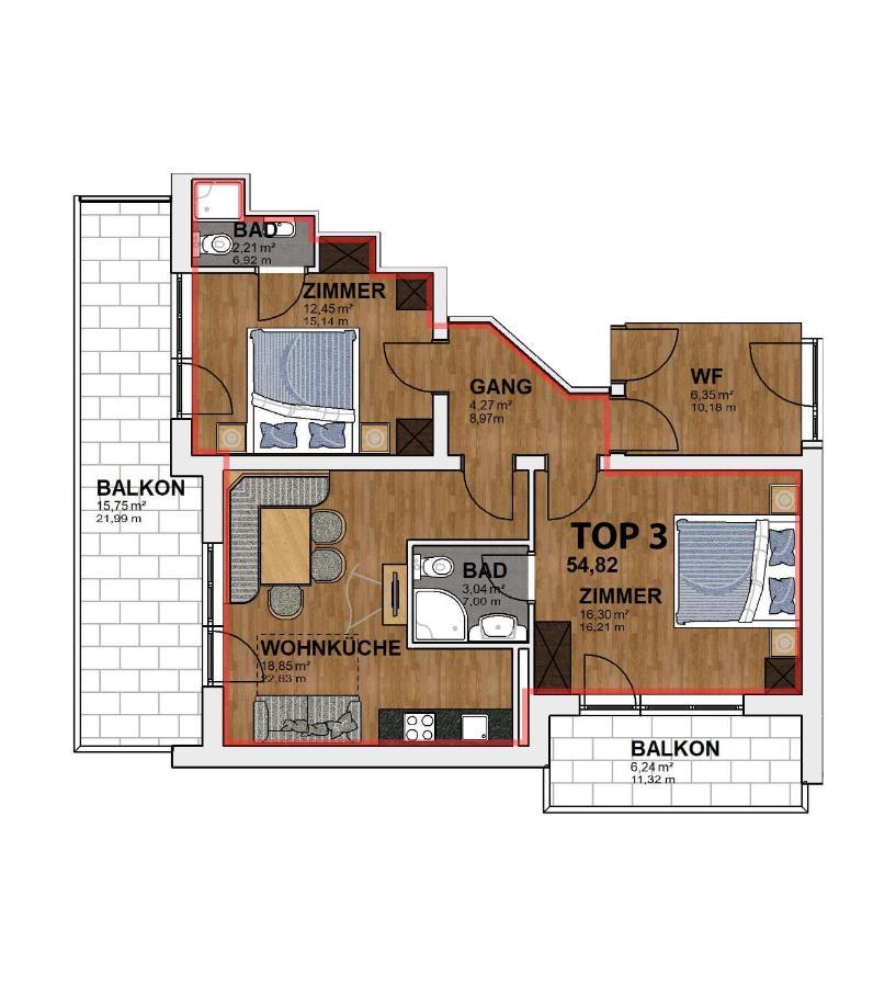 Appartements Bergwelt เอิทซ์ ภายนอก รูปภาพ